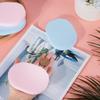 GORGECRAFT 4Pcs 2 Colors Facial Cleansing Sponge Oval Reusable Face Washing Sponge Pink Blue Makeup Remover Sponge Pads for Face Daily Cleansing Gentle Exfoliating Makeup Removal Beauty Tool view 3