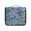 Ksajwzf Hanging Travel Toiletry Bag Gradient Leopard Bright for Women Men Girls, Animal Skin Waterproof Makeup Cosmetic Wash Organizer Bag for Travel Essentials view 2