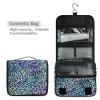 Ksajwzf Hanging Travel Toiletry Bag Gradient Leopard Bright for Women Men Girls, Animal Skin Waterproof Makeup Cosmetic Wash Organizer Bag for Travel Essentials view 4