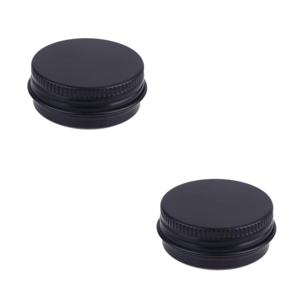 DOITOOL 2sets Travel Cream Containers 20ml Mini Aluminum Boxes Cosmetics Container Seamless Lid 10pcs*2