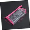 CALLARON 2pcs Portable Makeup Bag Toiletries Organizer for Travel Compact Cosmetic Case for Trips and Camping Rose Red view 3