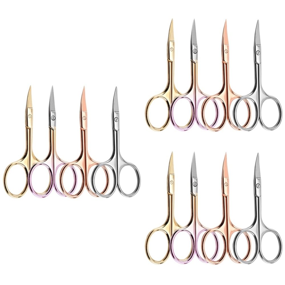 DOITOOL Sets Professional Beard Scissors Precision Mustache Trimmers Steel Material Home Salon Use Pcs Random