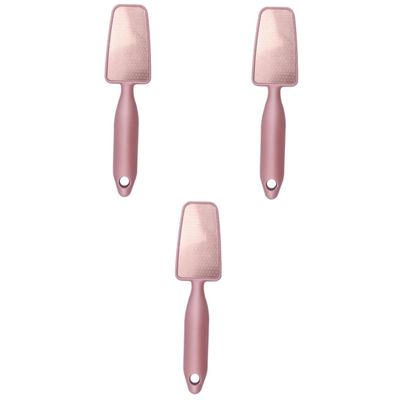 NOLITOY 3pcs Foot File Callus Remover Pumice Foot Roller Scrub Trimmer Pedicure File