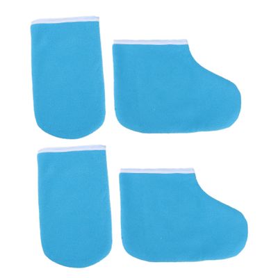 VINTORKY 1set Paraffin Wax Therapy Set Moisture Locking Gloves Foot Covers for Spa and Home Use for Hands and Feet Care Enhances Skin Hydration and Softness