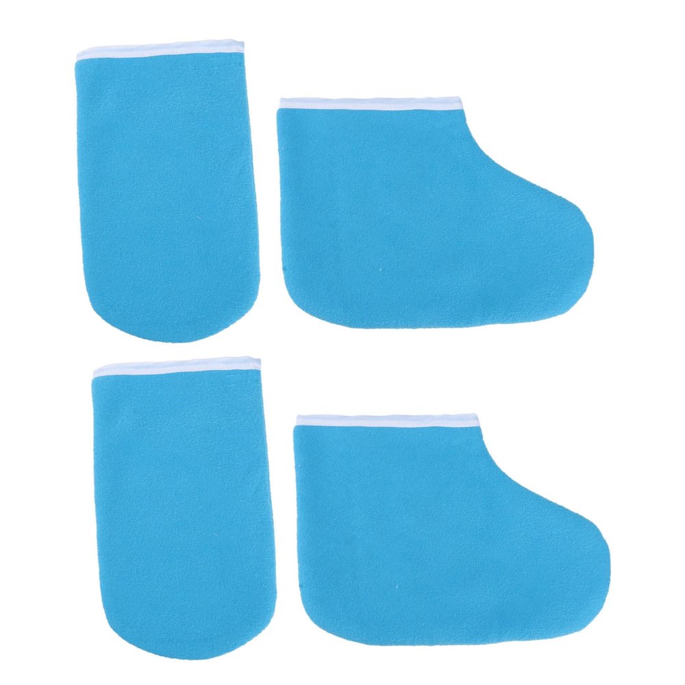 VINTORKY 1set Paraffin Wax Therapy Set Moisture Locking Gloves Foot Covers for Spa and Home Use for Hands and Feet Care Enhances Skin Hydration and Softness