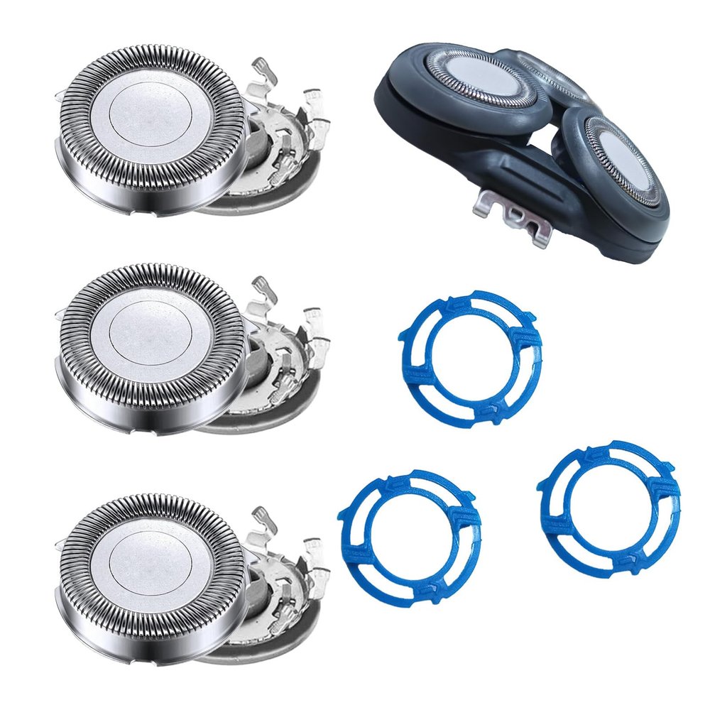 SH50 Whole Head All Head Replacement Head Compatible with Philips Series 5000 Electric Shaver Replacement Head Fit for Norelco Razor Series S6000 Model AquaTouch SH50 SH60 Series 5000 Series 6000