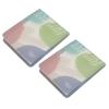 Airshi Nail Art Cosmetic Palette Paper, Disposable Nail Art Palette Paper Evenly Coloring 2pcs Stick Color Mixing for Nail Salon view 2