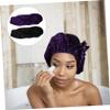 Balacoo 4 Pcs Buckle Long Satin Dreadlocks Cap Loose Sleeping Cap Shower Bonnet Sleep Hats Layers Satin Caps Hair Caps for Women Satin Nightcaps Woman Sleep Cap Cosmetic, 60.5x20cm, As Shown 3 view 2