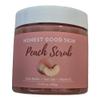 Honest Good Skin Sea Salt Scrub, 10oz Shea Butter Body Scrub, Exfoliating, Dead Skin Removal (Peach) view 2
