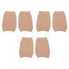3 Pairs Moisturizing Gel Heel Socks, Soft Breathable Open Toe Heel Repair for Cracked Heels, Dry Hard Heel Care (Dark Skin Color) view 2
