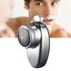 Portable Rechargeable Dual Head Electric Groomer for Pocket Size, with ABS Material, Handheld Beard Cutter (Silver) view 1