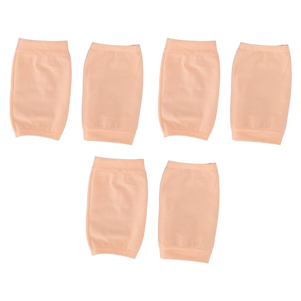 3 Pairs Moisturizing Gel Heel Socks, Soft Breathable Open Toe Heel Repair for Cracked Heels, Dry Hard Heel Care (Flesh Pink)