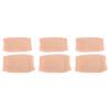 3 Pairs Moisturizing Gel Heel Socks, Soft Breathable Open Toe Heel Repair for Cracked Heels, Dry Hard Heel Care (Flesh Pink) view 2