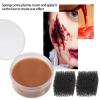 FRCOLOR 3sets Scab Blood Halloween Party Makeup Wax Realistic Scar Modeling Kit view 2