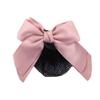 NinthAvenue Basics Bowknot Bun Cover for Women, Bowknot Hair Snood Women Hair Bun Cover Net Snood Hairnet Bow Snood Bun Cover Net(A,pink) view 1
