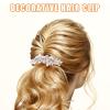 POPETPOP 2pcs Rhinestone Hair Clips for Women Elegant Hair Barrettes Sparkling Decoration for Weddings and Formal Events view 3