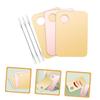 Beatifufu 3sets Makeup Mixing Palette for Foundation Eyeshadow with Spatulas Color Mixing Kits for Professional Personal Use Durable Easy-clean Materials Versatile Set view 3