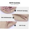 minkissy 6pcs Double-sided Bath Gloves Exfoliating Shower Gloves Body Cleaning Sponge Mitts view 4