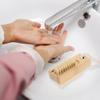 FOMIYES 4pcs Bamboo Nail Brush for Fingernail and Toenail Cleaning Portable Scrubbing Brushes for Manicure and Pedicure Safe for Skin Ergonomic Grip for Nail Care view 2