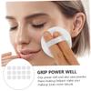 NOLITOY 15pcs Simple Velour Rounded Makeup Powder Puff for Applicator for Loose Powder and Foundation for Daily Use and Gifting view 4