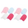 NOLITOY 8pcs Microfiber Mitts for Makeup Removal Gentle Facial Cleaning Gloves Soft and Comfortable for Women Girls view 1