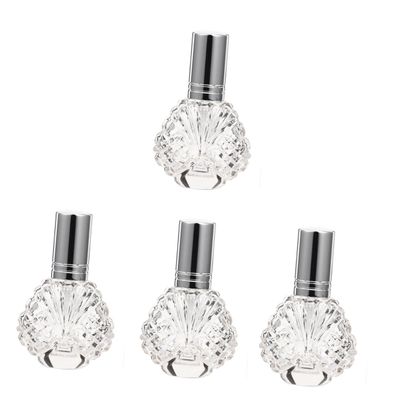 DOITOOL Refillable Perfume Atomizer Bottle Essential Oil Container 4Pcs Glass Travel Bottles