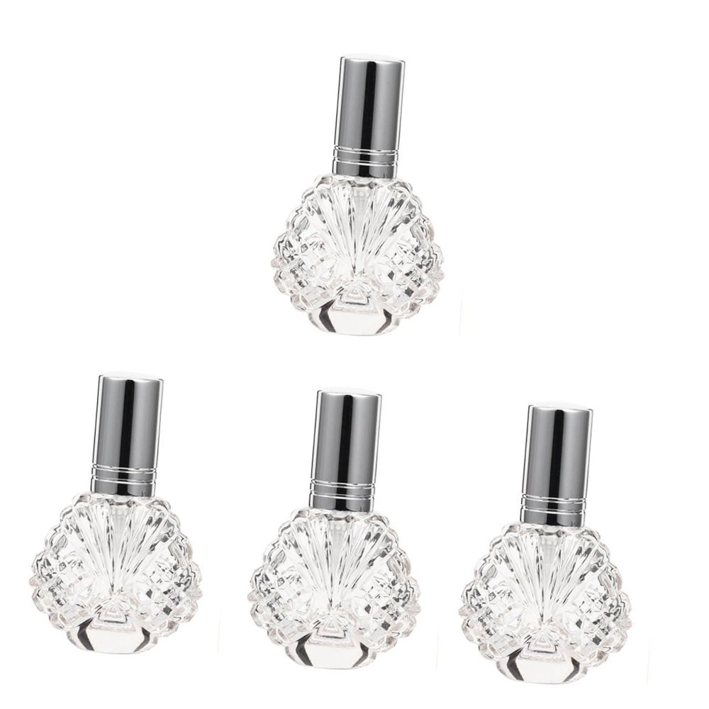 DOITOOL Refillable Perfume Atomizer Bottle Essential Oil Container 4Pcs Glass Travel Bottles