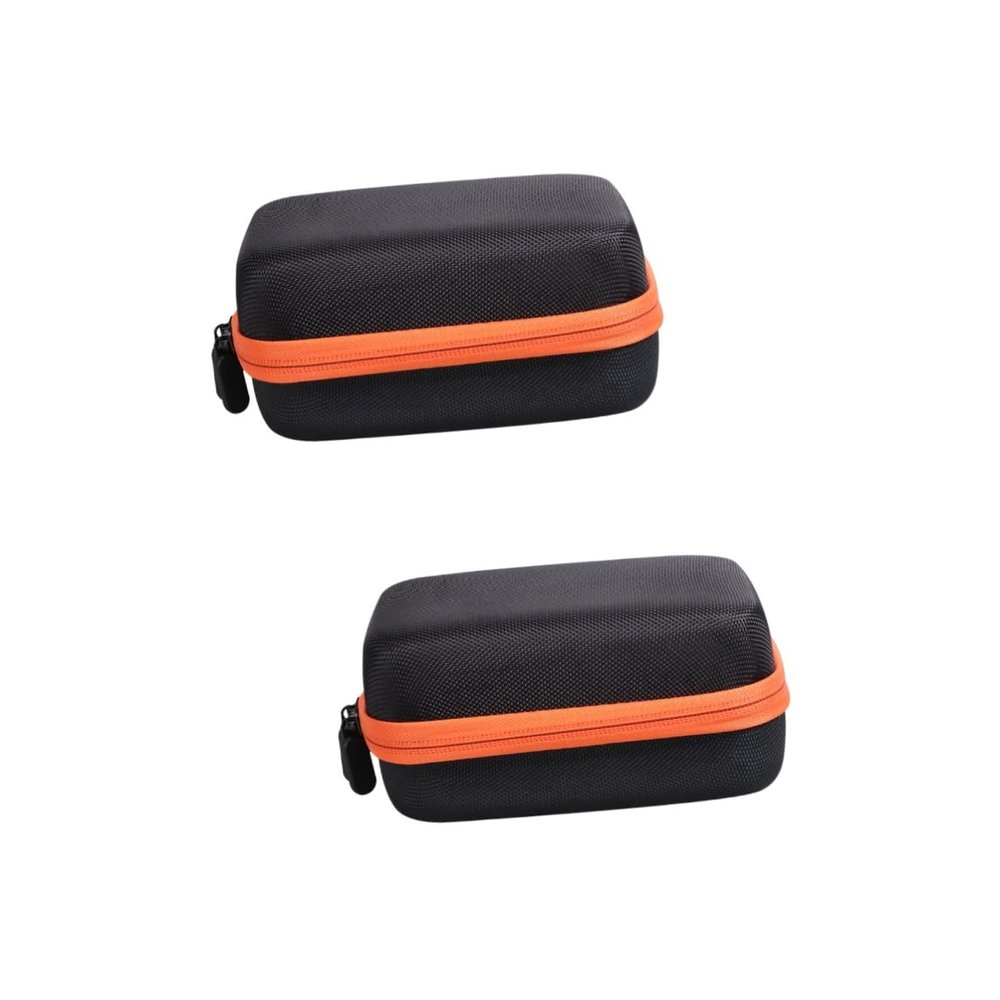 2 pcs 12 Holder Oils Protection Ml Carrying Essential Purple Shockproof Hard Bag Drop Large, Orangex2pcs, mediumx2pcs