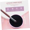 NOLITOY 4pcs Makeup Brush Cleaning Sponge Pad Eyeshadow Blush Cleaner Remove Powder Easily for Dry Cosmetics view 4
