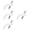 NOLITOY 8pcs Eyelash and Eyebrow Comb Portable Metal Makeup Tools for Girls Reusable Eyelash Separator and Eyebrow Grooming Brush for Daily Use and Travel view 1