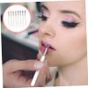 balacoo 40pcs Lip Brush and Eyeshadow Applicators with Lid Transparent Handle and Cover Travel-friendly for Professional and Personal Use Smooth Application view 3
