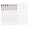 Balacoo 32 Pcs Silicone Lip Brush Eyeshadow Applicator Eye Shadow Makeup Applicator Lip Mask Applicator Scrubber Silicone Applicator Brush Flower Soap Dispenser Foam Clear Lips Set Pp, 10.7X0.8X0.8CM view 1
