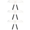 balacoo 3pcs Point Eyebrow Stencil Ruler Kit Women Brow Drawing Tool Eyebrow Mapping Ruler Stencil Easy Makeup for Lazy Beginners view 1