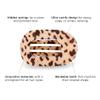 TELETIES - Small Flat Round Clip - Strong Grip, Bendable Teeth, Comfortable Curved Design - For Lying Down, Yoga, Driving & More - Ideal for Thin-Medium Hair - For All Hair Textures - Blonde Tortoise view 3