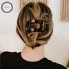 TELETIES - Small Flat Round Clip - Strong Grip, Bendable Teeth, Comfortable Curved Design - For Lying Down, Yoga, Driving & More - Ideal for Thin-Medium Hair - For All Hair Textures - Tortoise view 4