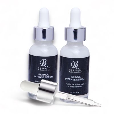 2 bottles Retinol Intense Serum. Quick Absorbing and effective Anti-Wrinkle Serum.