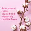 Simply Soft Premium Organic Cotton Balls, 600 Count (3 Bags) 100% Pure Cotton, Certified Organic, Hypoallergenic, Large, Soft & Absorbent for Beauty, Cosmetics, Skin Care, Lint Free view 3