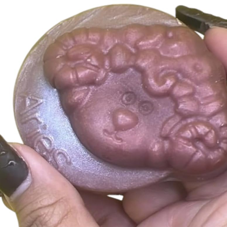 Aries Soap, Crystal Inside Soap, Gemstone Soap, Fireside, Zodiac Soap, Horoscope Gift, Vegan Bar Soap, Astrology, Red Jasper Soap