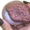 Aries Soap, Crystal Inside Soap, Gemstone Soap, Fireside, Zodiac Soap, Horoscope Gift, Vegan Bar Soap, Astrology, Red Jasper Soap view 1