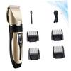 FRCOLOR 1set Rechargeable Hair Clippers Set Professional Low Noise Hair Trimmer for Adults and Boy Girl USB Charging Compact and Lightweight Design Golden view 2
