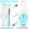 Zhehao 80 Pcs Lash Shampoo Bottle Brushes Kit 20 Foam Pump Dispensers 20 Lash Shampoo Brushes 20 Eyelash Aftercare Bag 20 Cleaning Pipes, Eyelash Extension Supplies(Blue) view 2