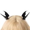DGFJY Bat Wing Hair Clip Black Butterfly Hair Clip Goth Barrettes Devil Wing Hair Clip Butterfly Barrettes Lolit Hair Clip Goth Bar view 1