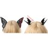 DGFJY Bat Wing Hair Clip Black Butterfly Hair Clip Goth Barrettes Devil Wing Hair Clip Butterfly Barrettes Lolit Hair Clip Goth Bar view 2