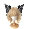 DGFJY Bat Wing Hair Clip Black Butterfly Hair Clip Goth Barrettes Devil Wing Hair Clip Butterfly Barrettes Lolit Hair Clip Goth Bar view 4