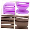 NOLITOY 4pcs Silicone Makeup Puff Holder Portable Foundation Sponge Container for Travel Practical Sponge Rack Fast Drying Design for Home and Go Use view 2