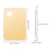 FOMIYES 3sets Makeup Mixing Palette with Spatulas of Color Mixing Plates for Foundation Blush More Makeup Tools for Professional Looks view 2