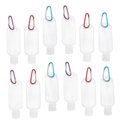 10pcs 50ml Plastic Squeeze Bottles with Flip Cap Hook