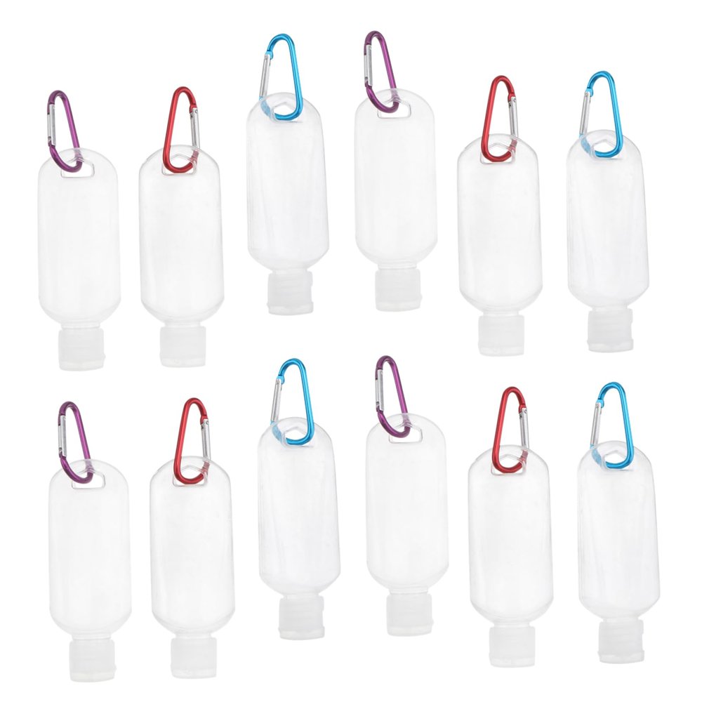 10pcs 50ml Plastic Squeeze Bottles with Flip Cap Hook