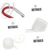 10pcs 50ml Plastic Squeeze Bottles with Flip Cap Hook view 3