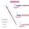 J.CAT BEAUTY 3 in 1 Mapping and Shaping Brow Pencil, Medium Cool Brown, Women's Makeup and Accessories view 4